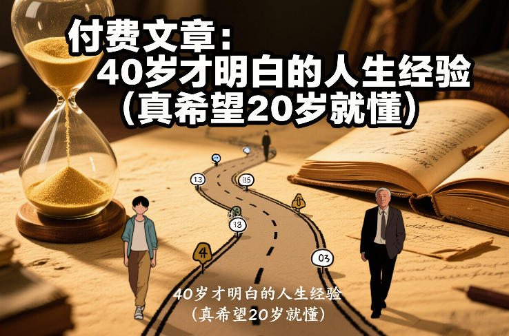 付费文章：40岁才明白的人生经验(真希望20岁就懂)-智联创客