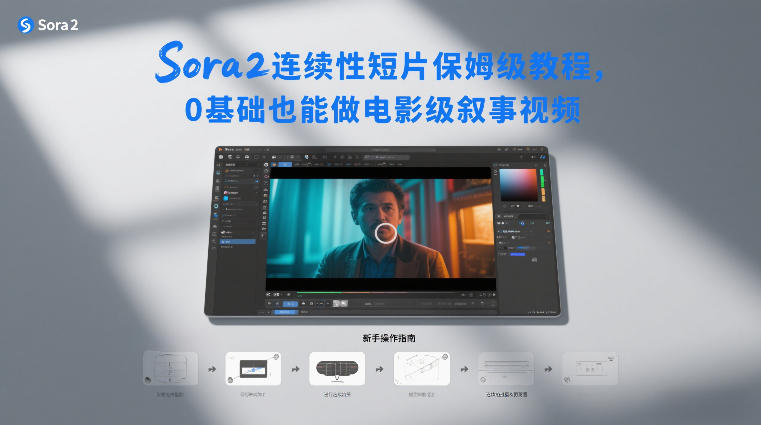 Sora2连续性短片保姆级教程，0基础也能做电影级叙事视频-智联创客