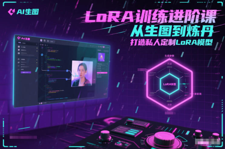 LoRA训练进阶课，从生图到炼丹，打造私人定制LoRA模型-智联创客