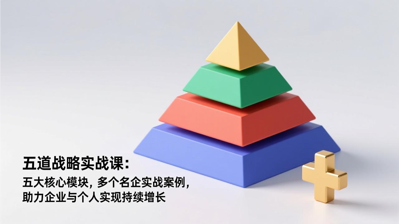 五道战略实战课:五大核心模块,多个名企实战案例,助力企业与个人实现持续增长-智联创客