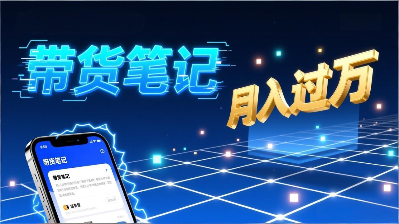 小红书爆款笔记带货实战：拆解封面标题正文全要素，手把手教你单篇笔记带货月入过万-智联创客