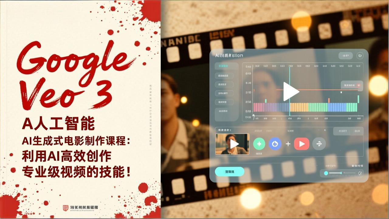 Google Veo 3人工智能AI生成式电影制作课程:利用AI高效创作专业级视频的技能!-智联创客