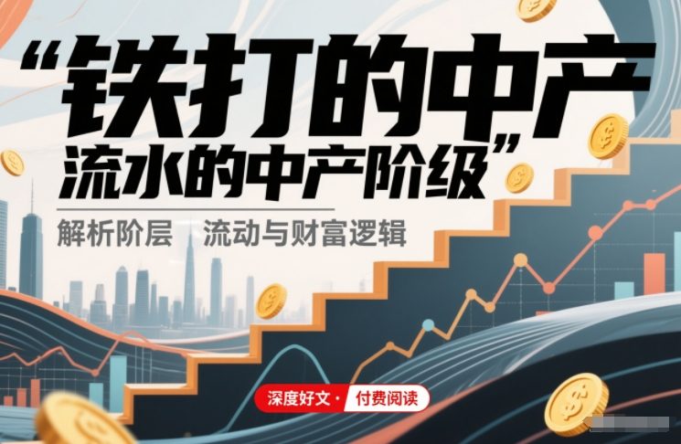 付费文章：铁打的中产，流水的中产阶级-智联创客