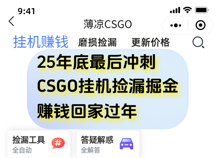 用CSGO游戏挂机捡漏掘金赚钱掘金，一部手机轻松日入500+-智联创客