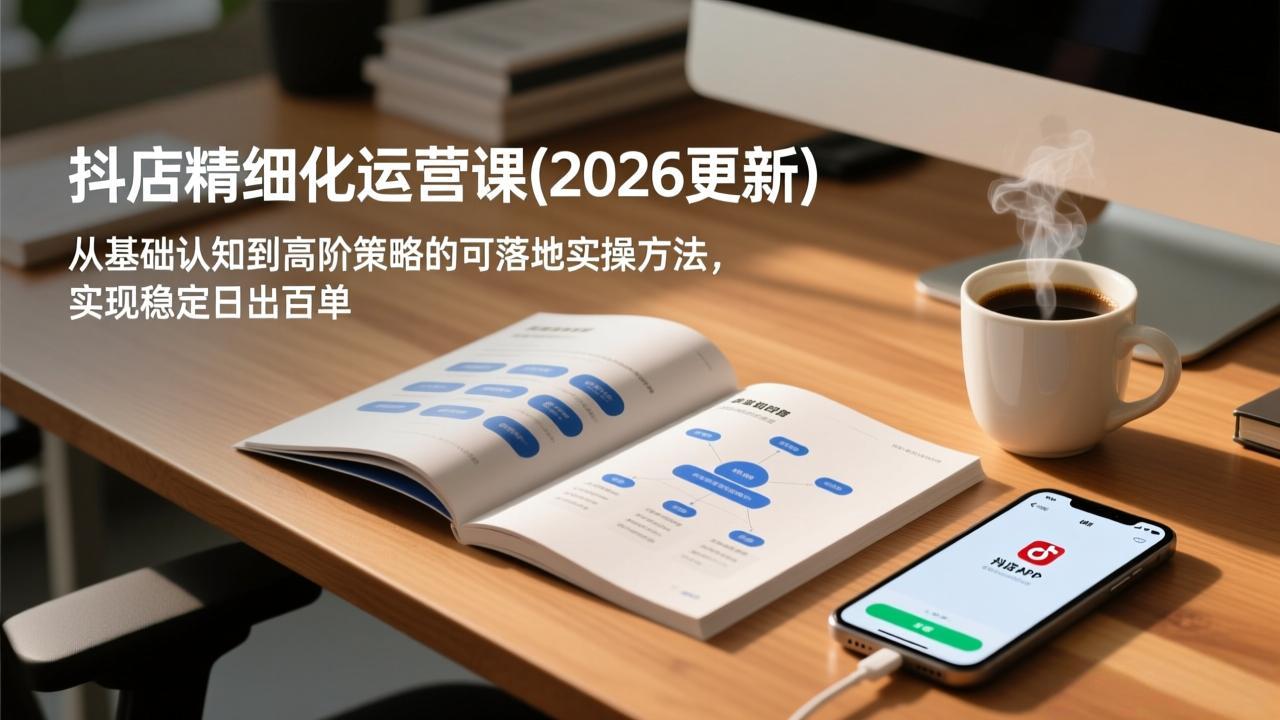 抖店精细化运营课(2026更新-智联创客